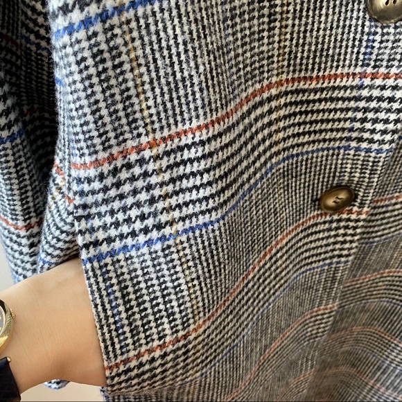 TOPSHOP Houndstooth Coat size 2 - Picture 5 of 12